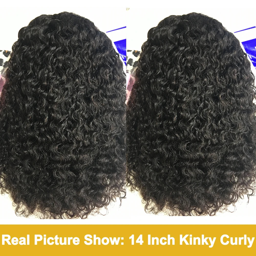 Perruque bando Brazilian Kinky Curly human hair
