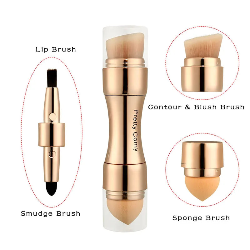 Pinceaux de maquillage 4 en 1