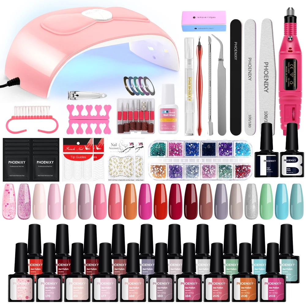 Coffret manucure avec vernis gel