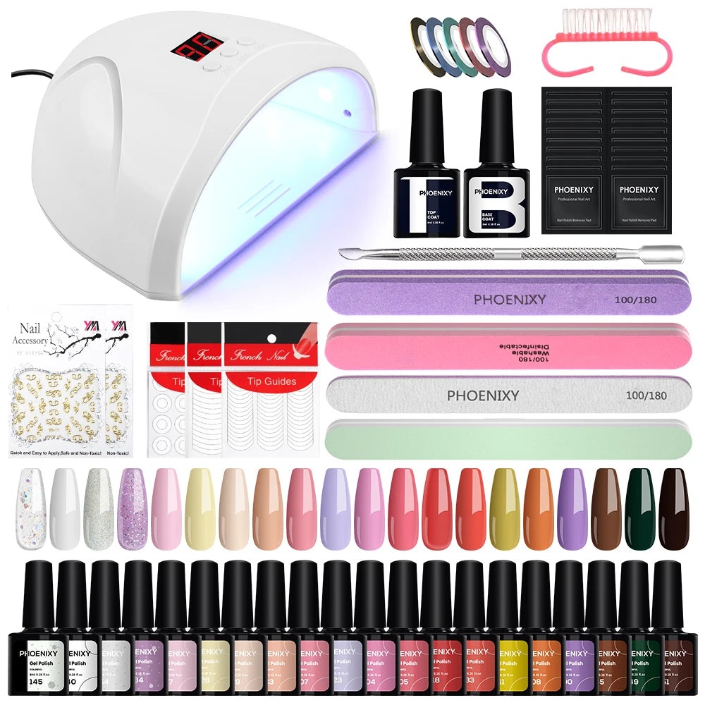 Coffret manucure avec vernis gel