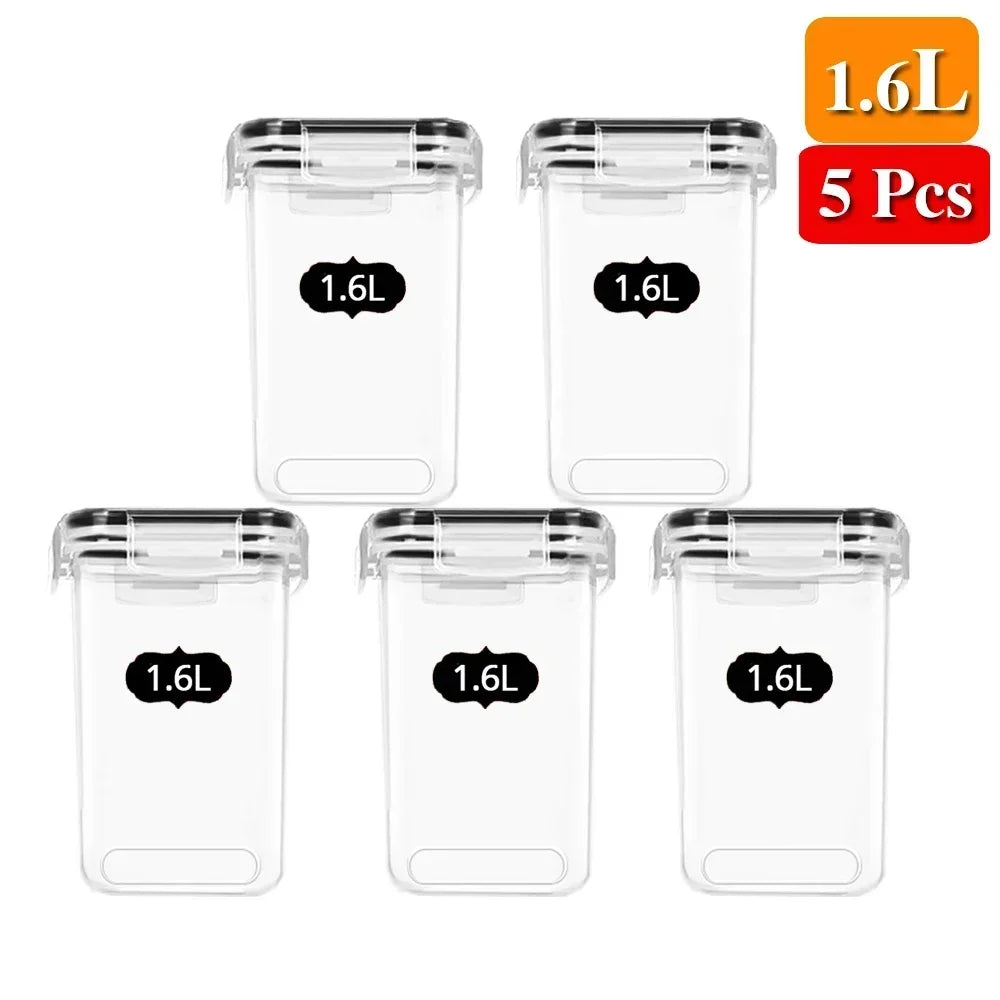 Ensemble de 5 boîtes de conservation alimentaire