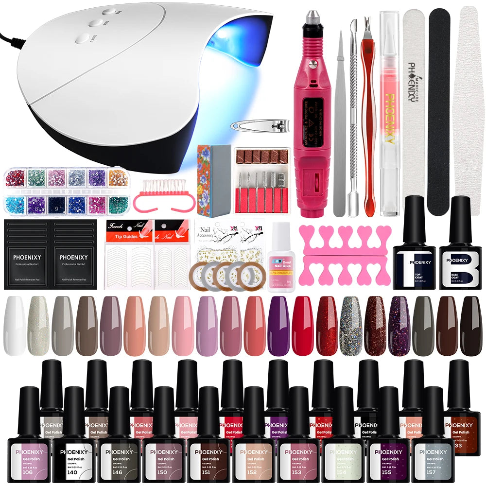 Coffret manucure avec vernis gel
