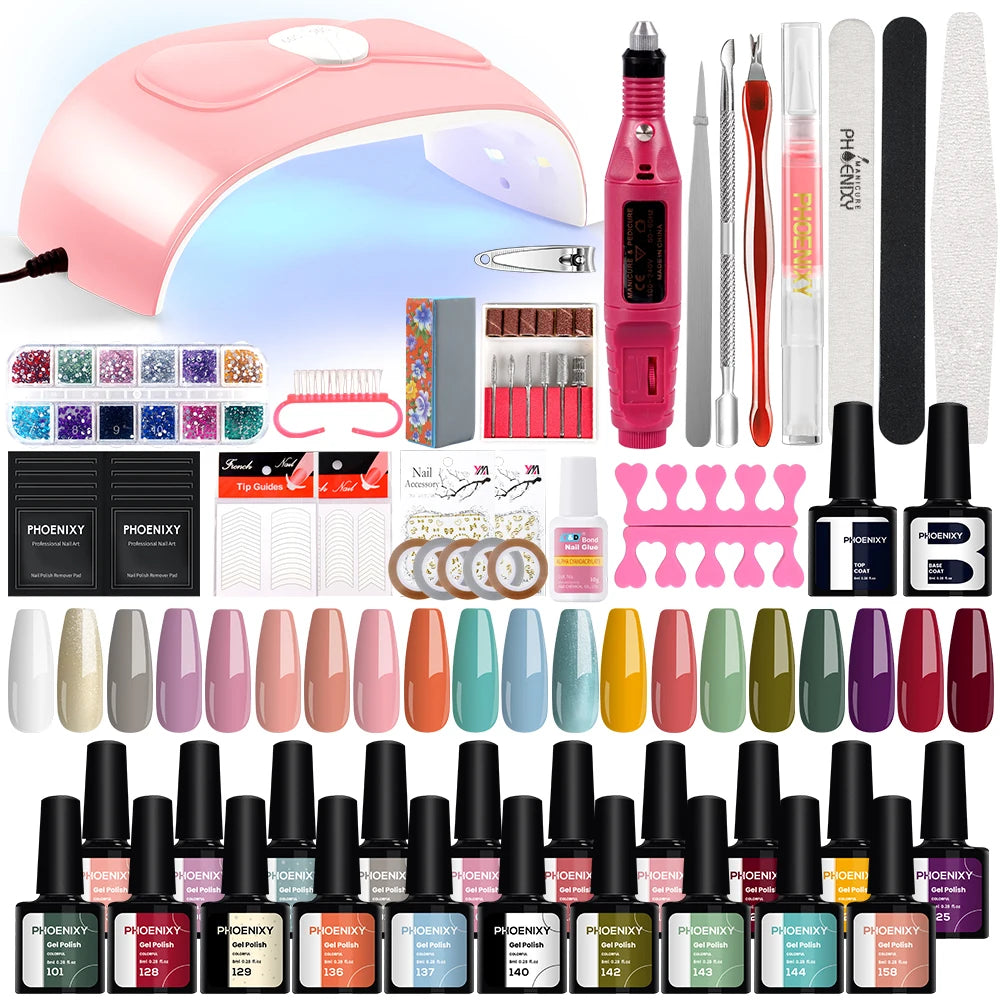 Coffret manucure avec vernis gel