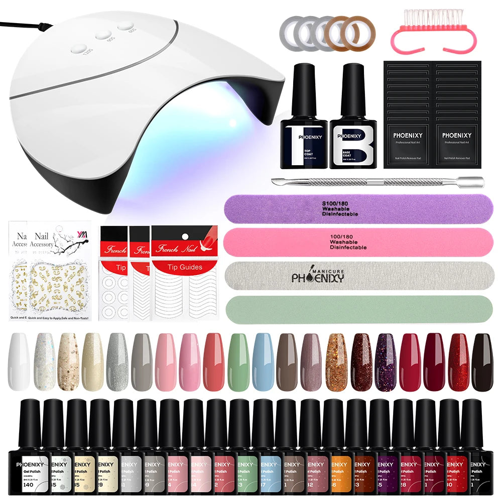 Coffret manucure avec vernis gel