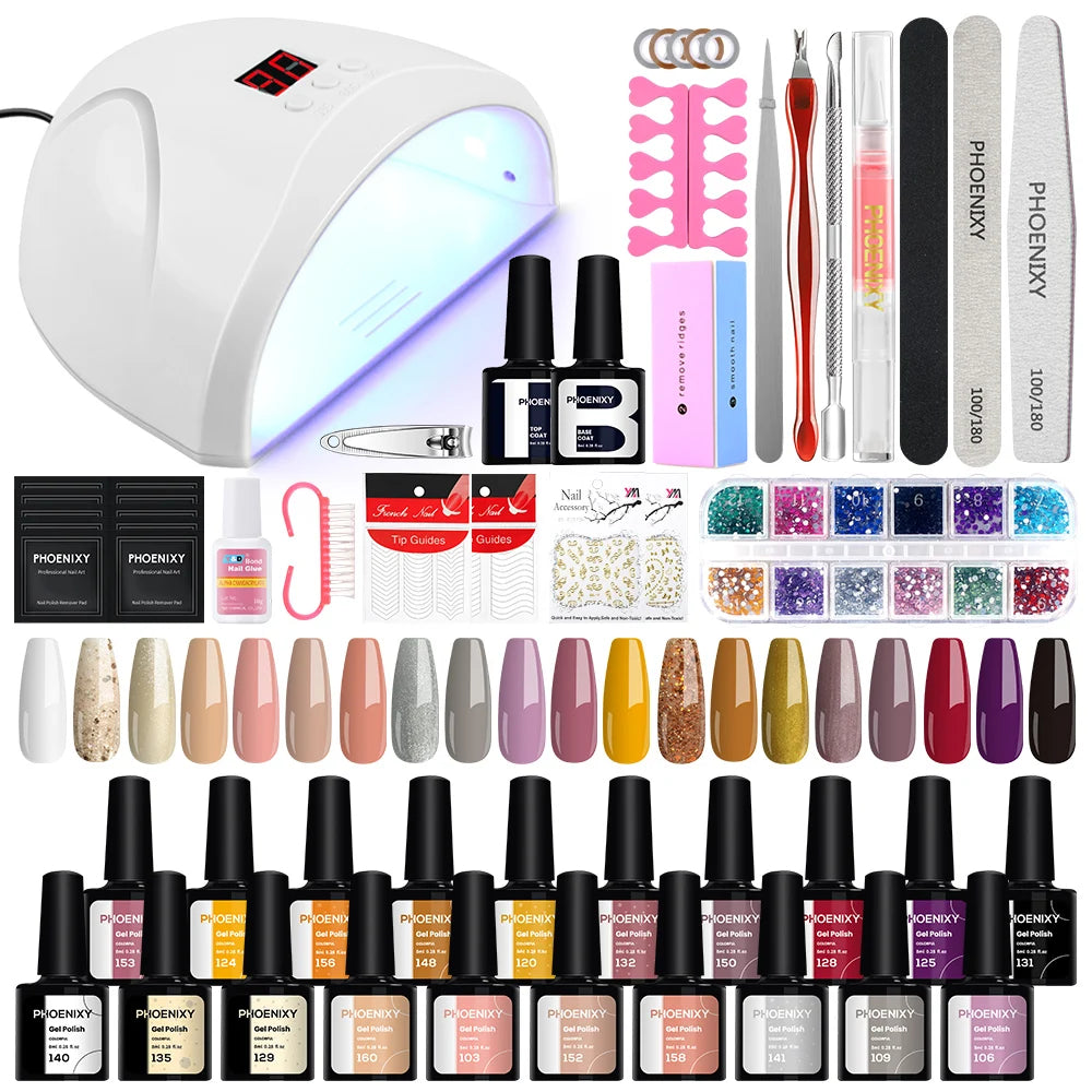 Coffret manucure avec vernis gel