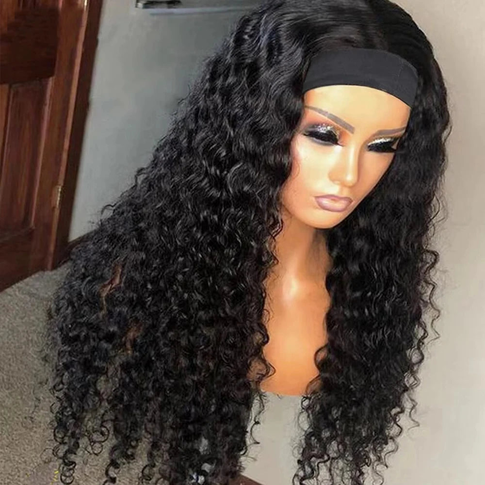 Perruque bando Human Hair Water Wave