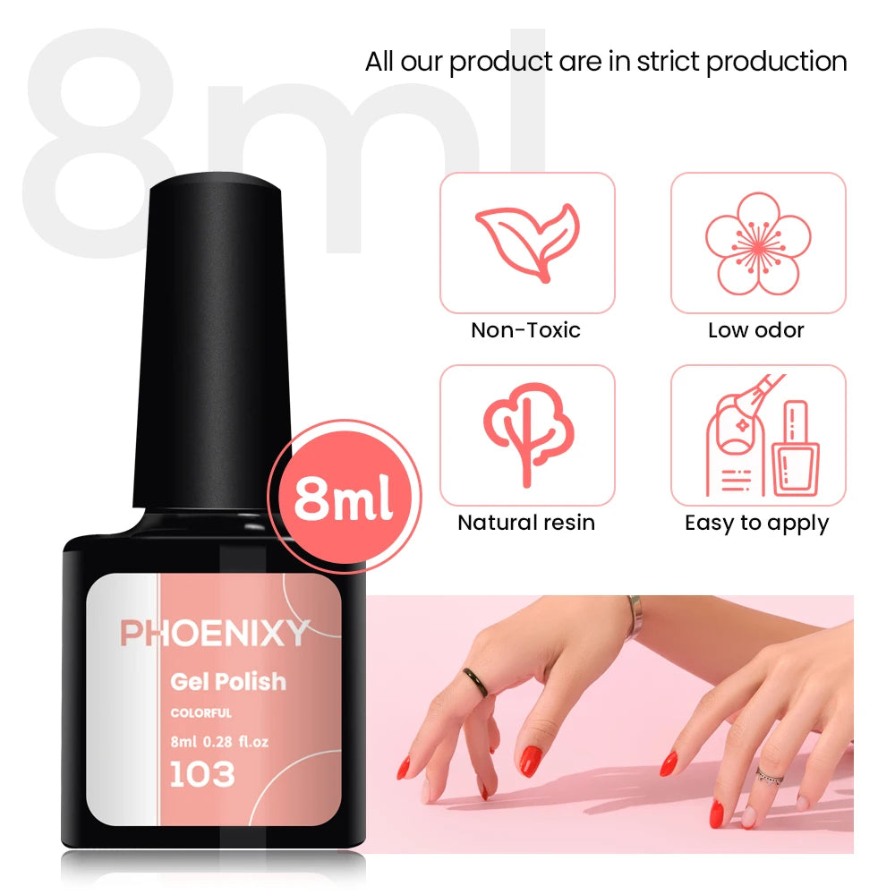 Coffret manucure avec vernis gel