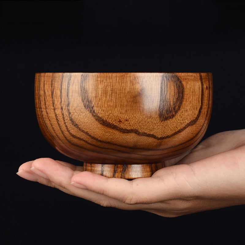 Bol en bois, style japonais