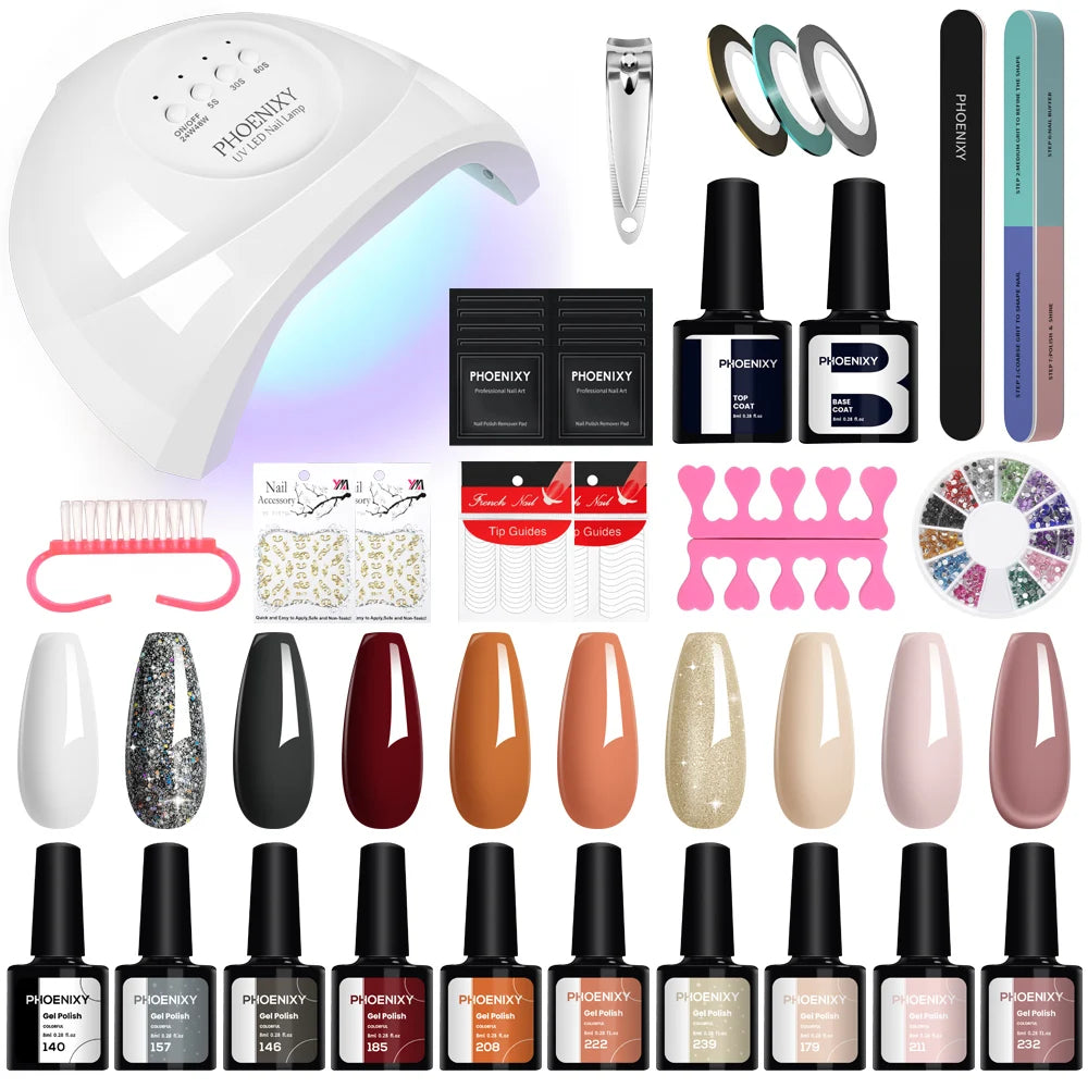 Coffret manucure avec vernis gel