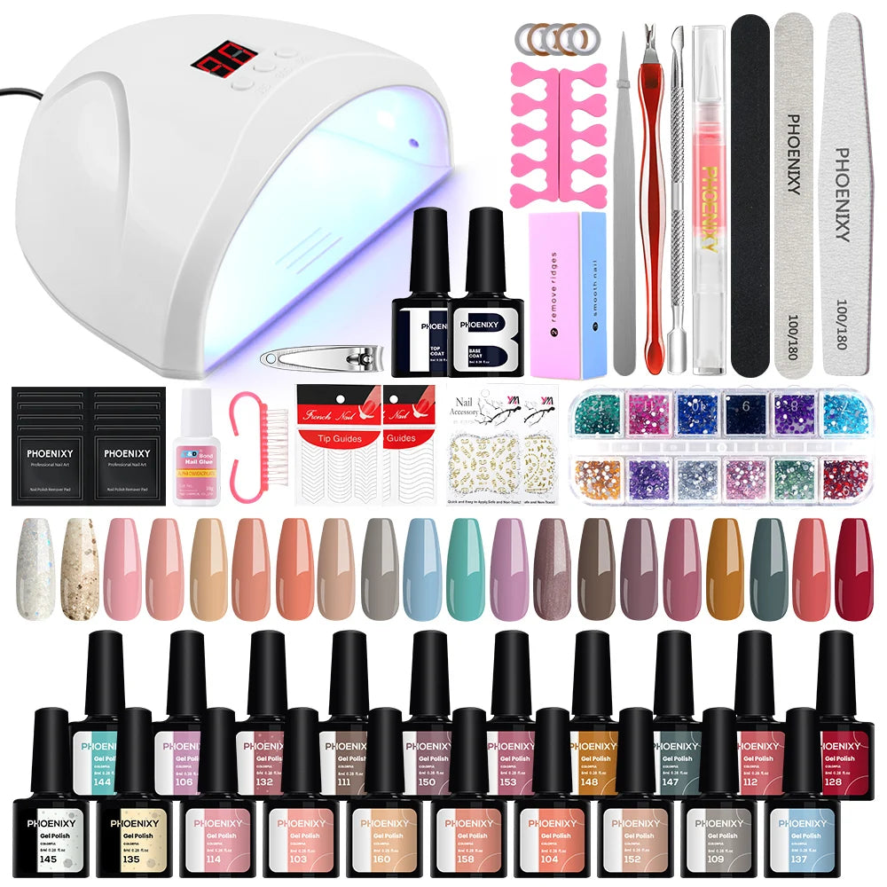 Coffret manucure avec vernis gel