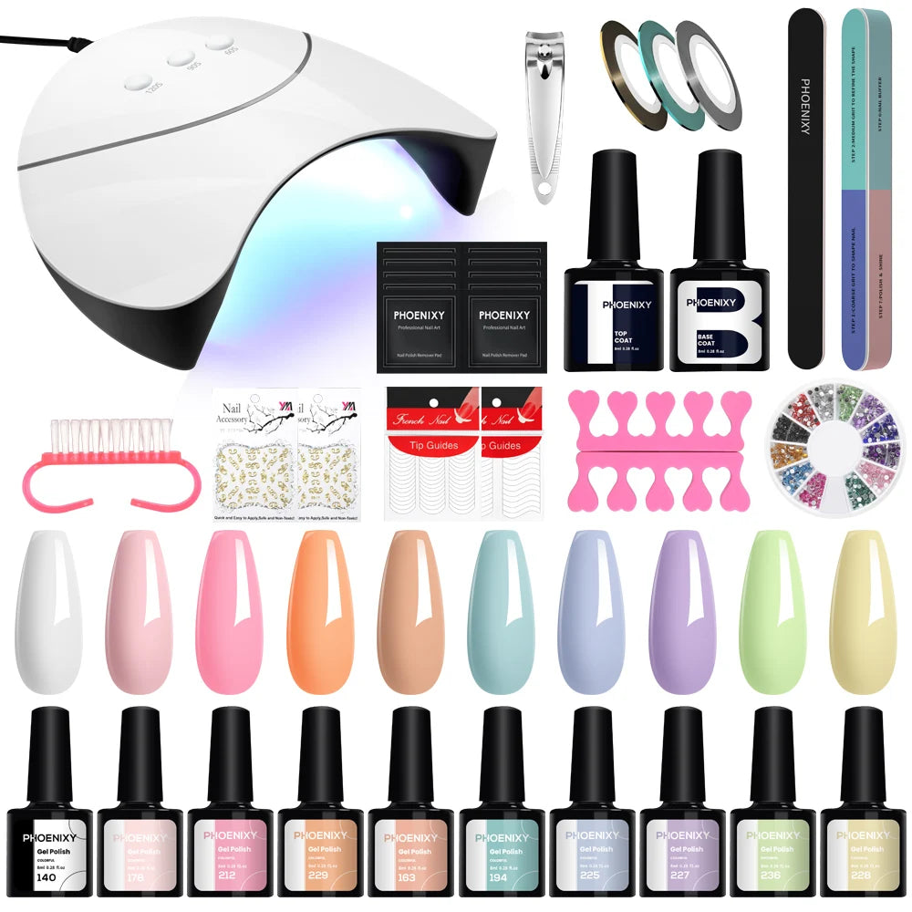 Coffret manucure avec vernis gel