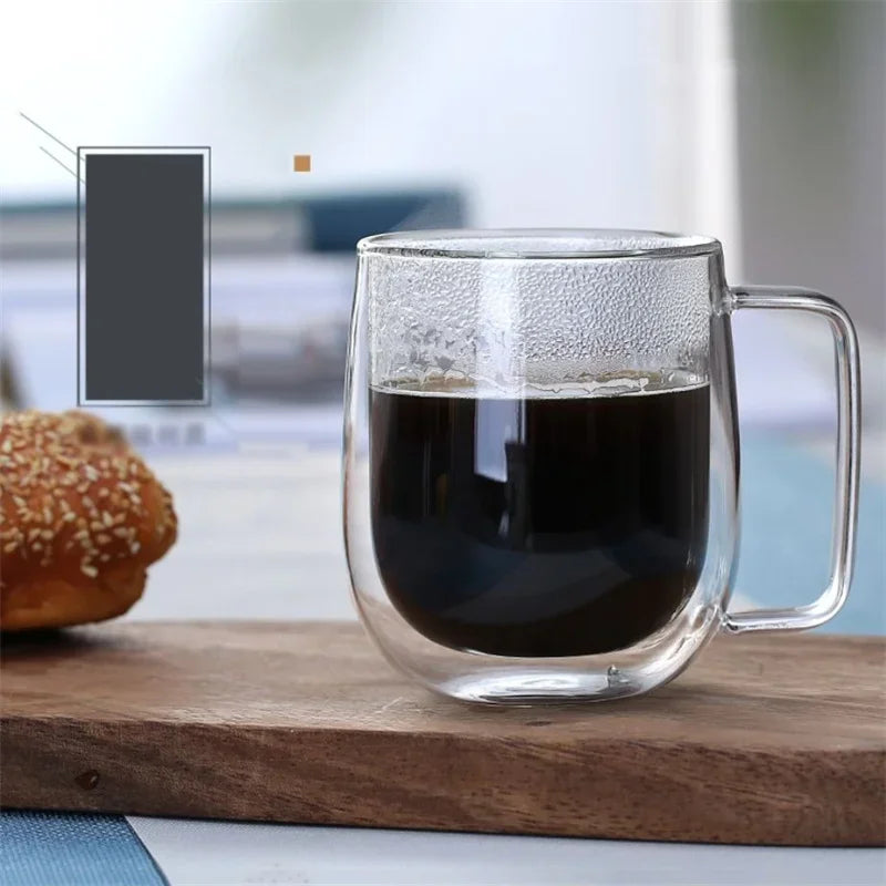 Tasse en Verre Borosilicate Résistant à la Chaleur.