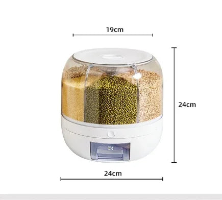 Distributeur d'aliment Rotatif à 360 Degrés