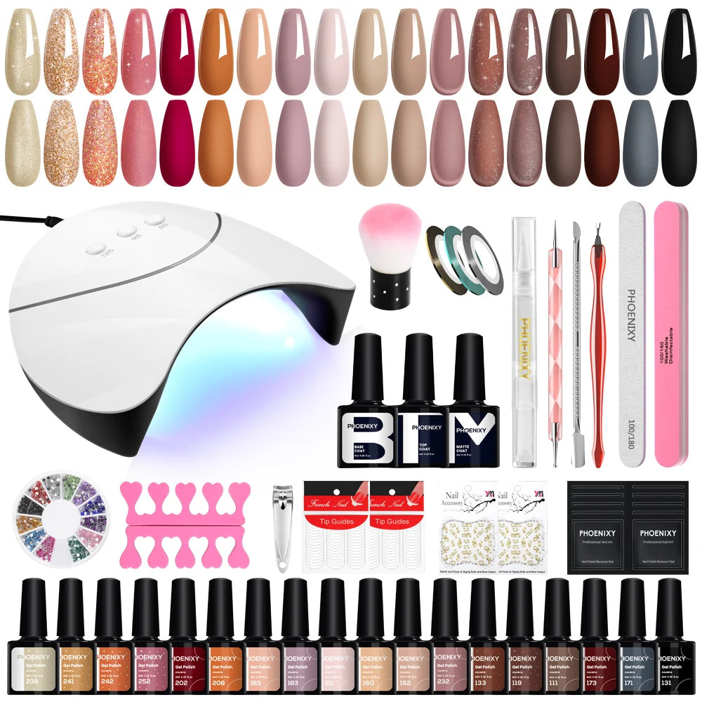 Coffret manucure avec vernis gel