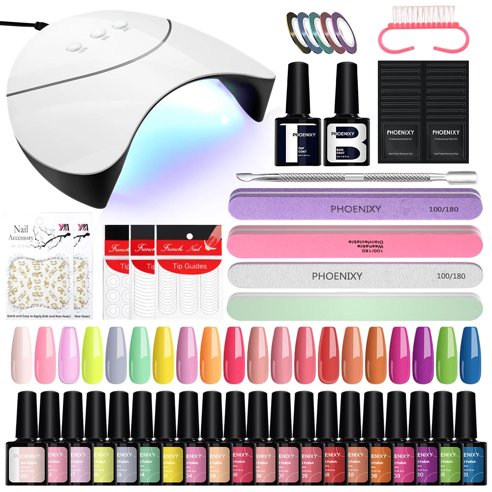 Coffret manucure avec vernis gel