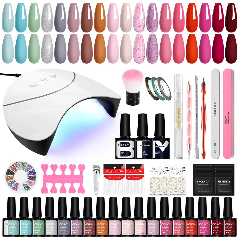 Coffret manucure avec vernis gel