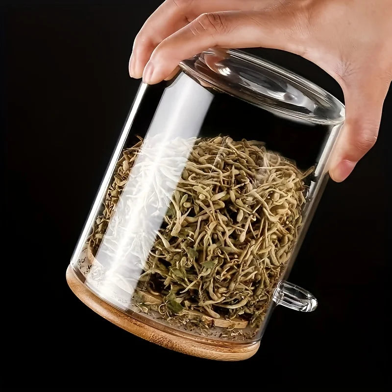 Bocaux en verre hermétiques de 18 oz avec couvercles et cuillères.