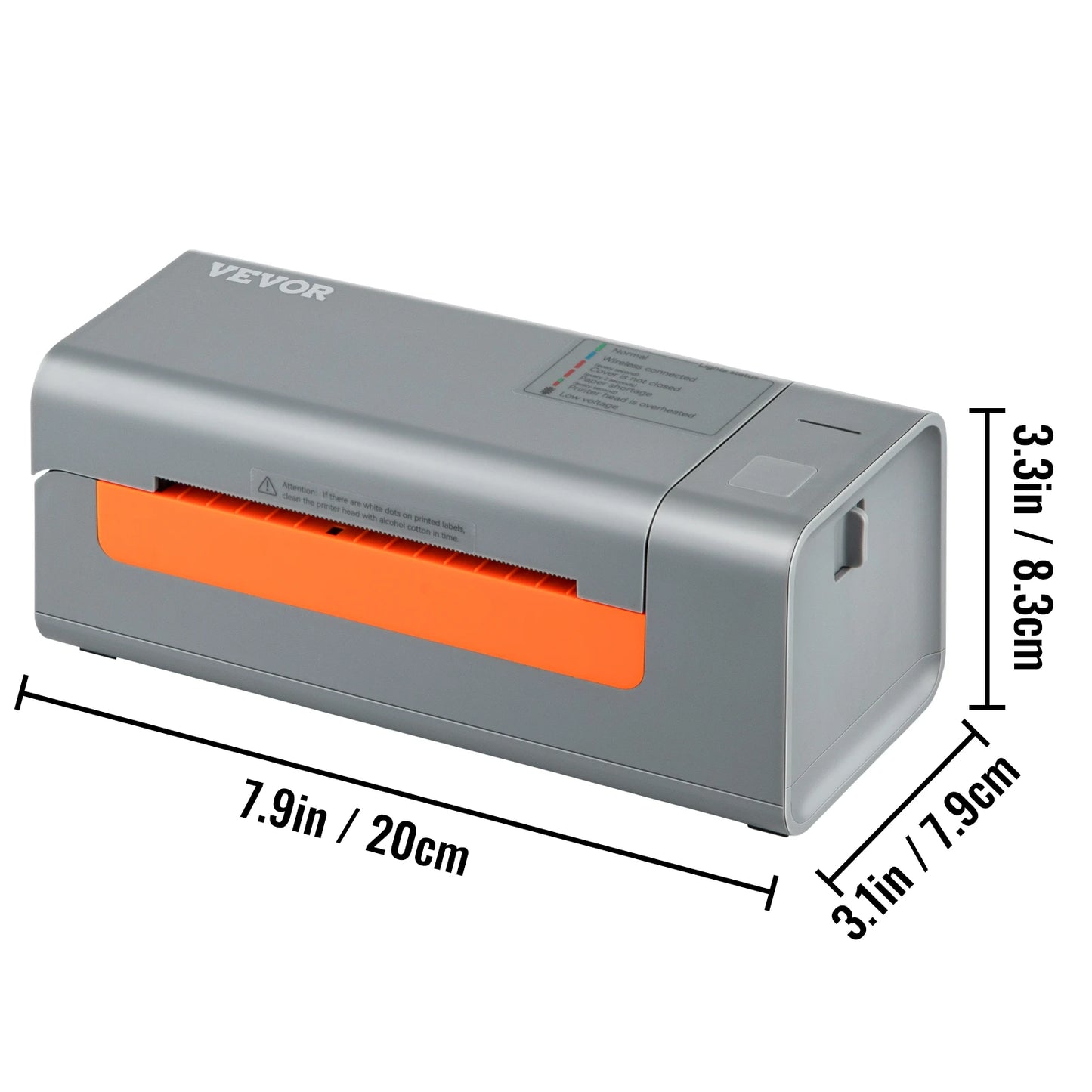 Imprimante thermique à etiquette portable