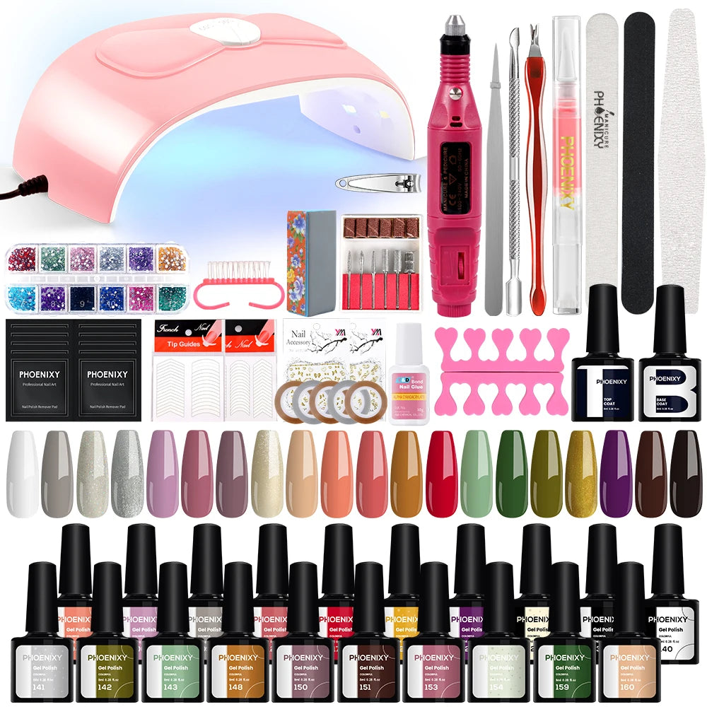 Coffret manucure avec vernis gel