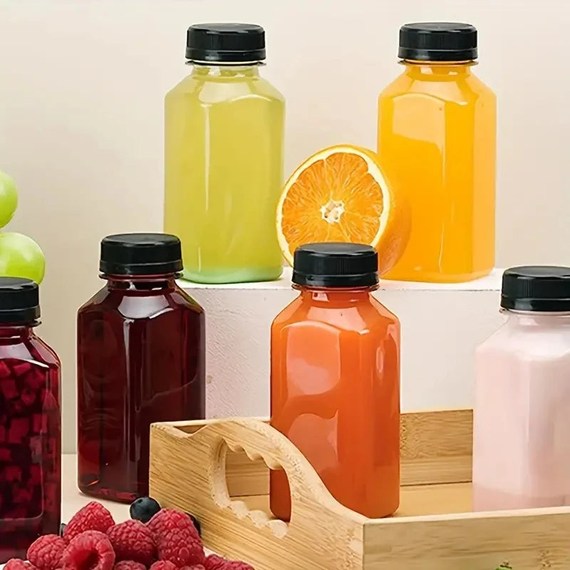 Lot de 10 Bouteilles Transparentes en Plastique pour vos boissons