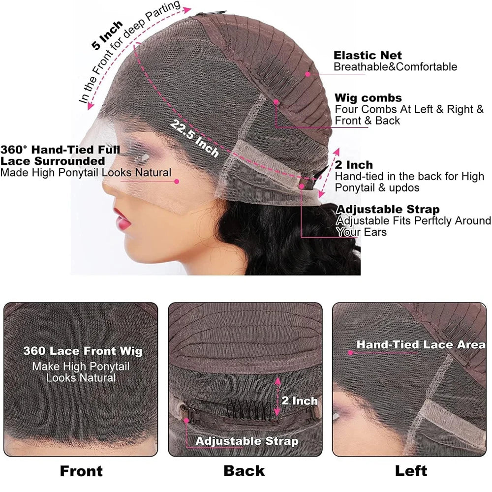 Frontale 360 Full HD 13X6 curly wave