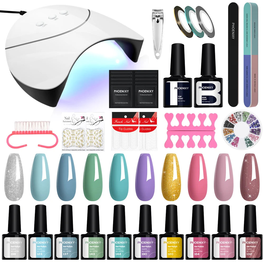 Coffret manucure avec vernis gel