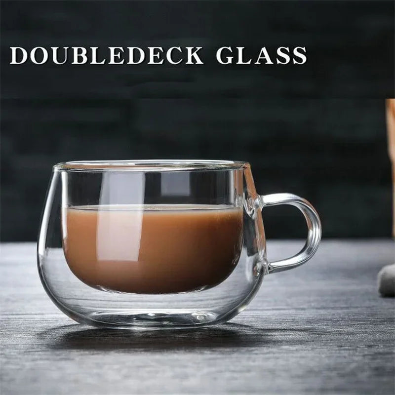Tasse en Verre Borosilicate Résistant à la Chaleur.