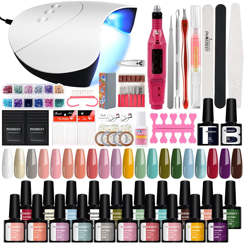 Coffret manucure avec vernis gel