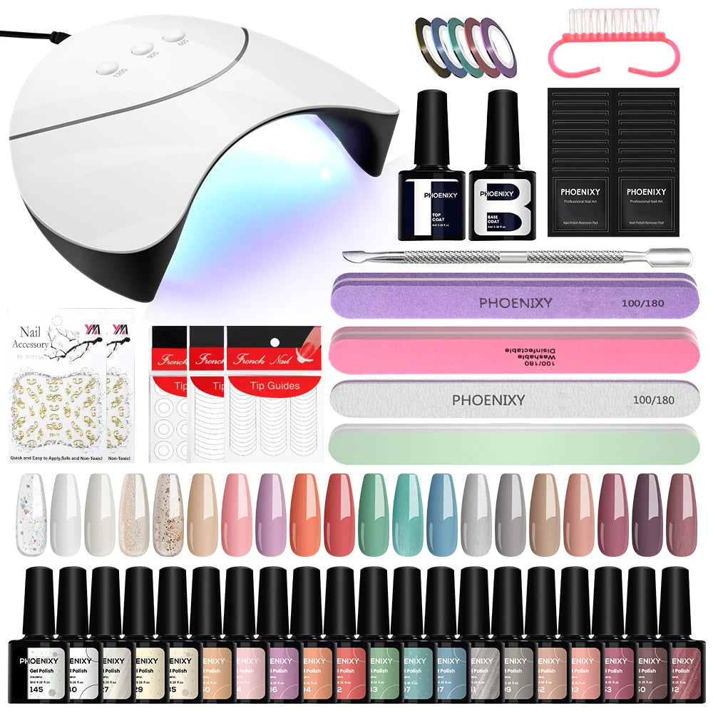 Coffret manucure avec vernis gel
