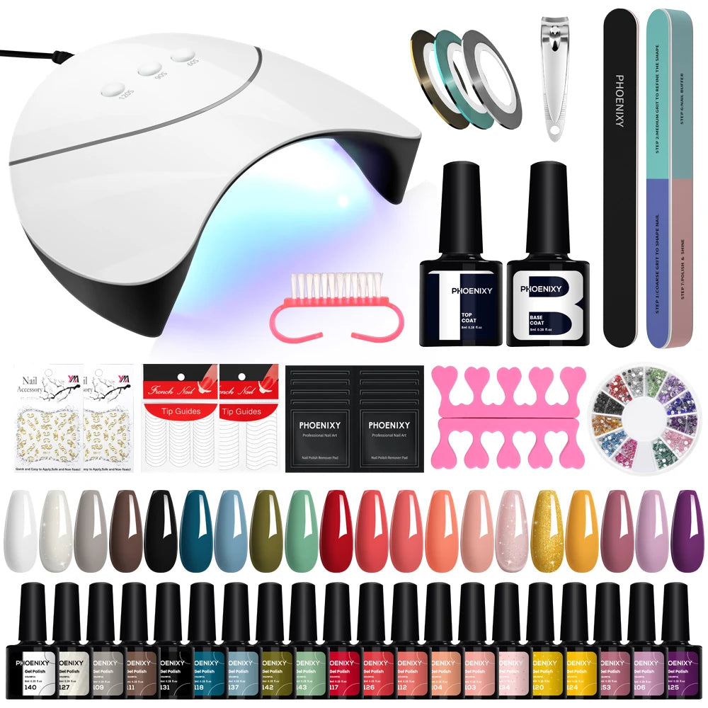 Coffret manucure avec vernis gel