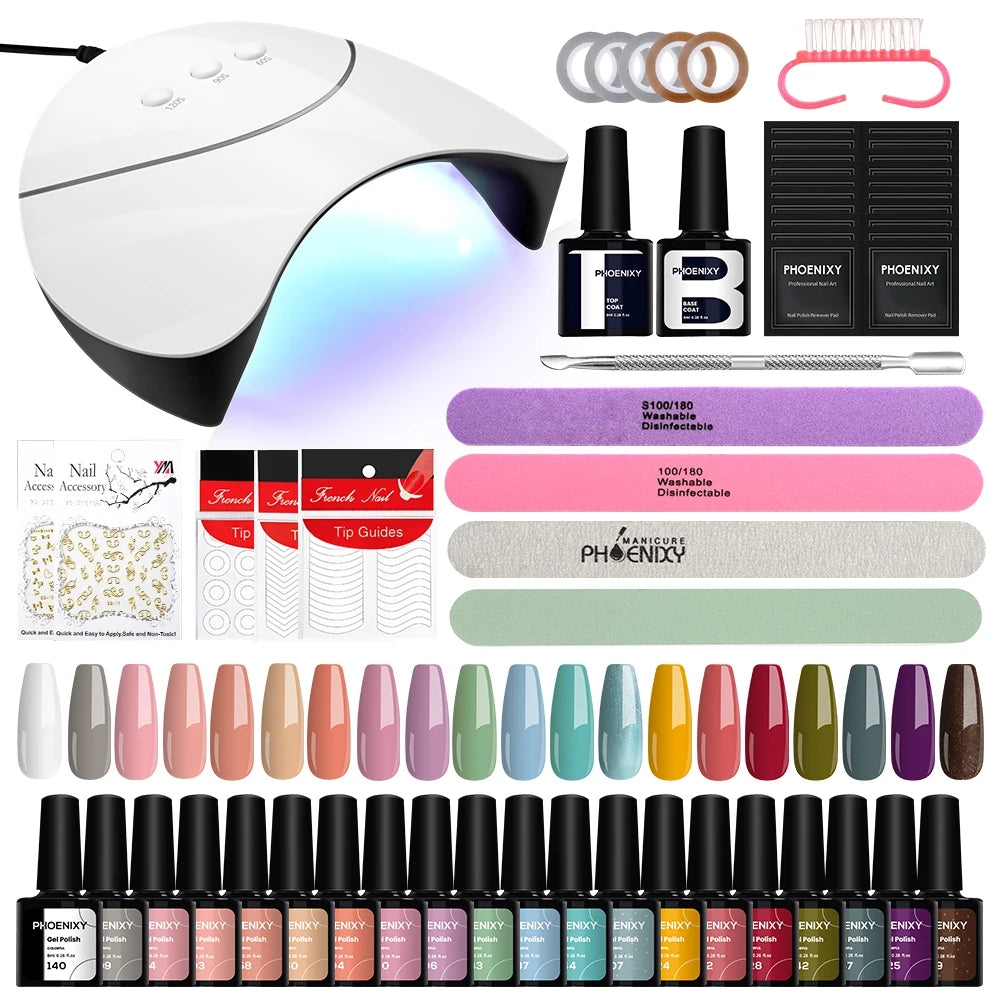 Coffret manucure avec vernis gel