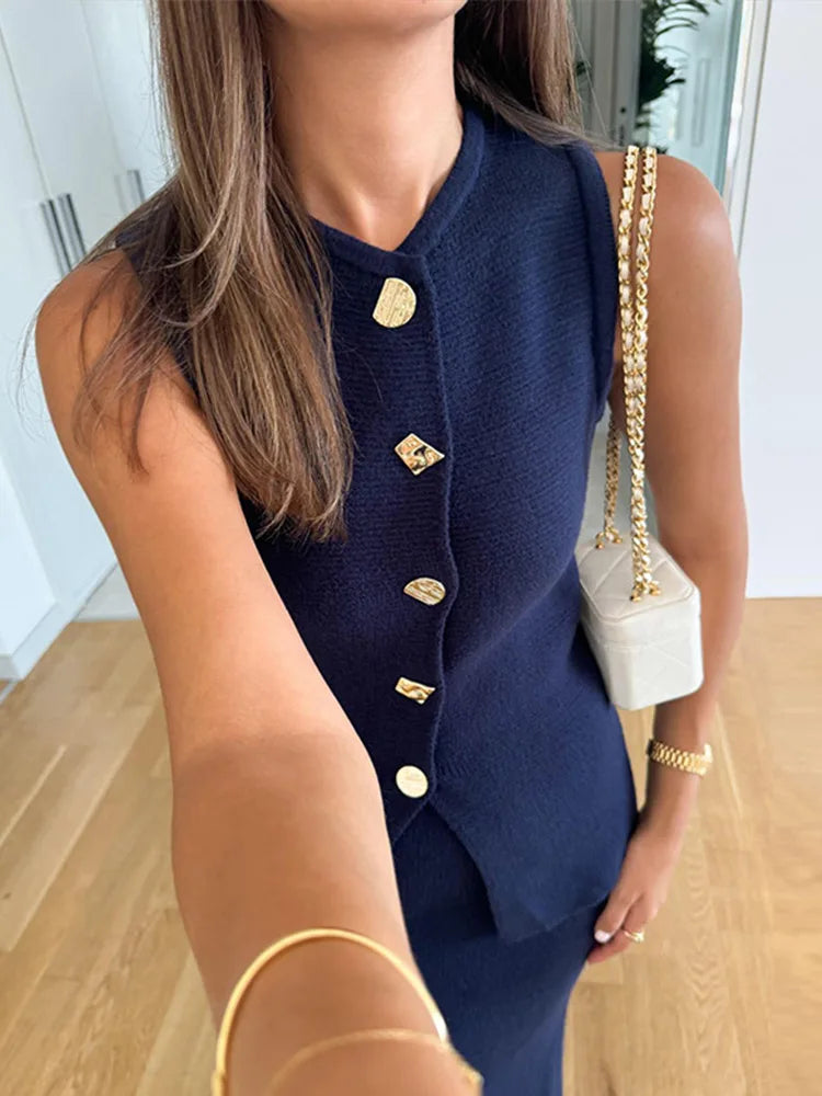 Ensemble élégant en maille pour femmes