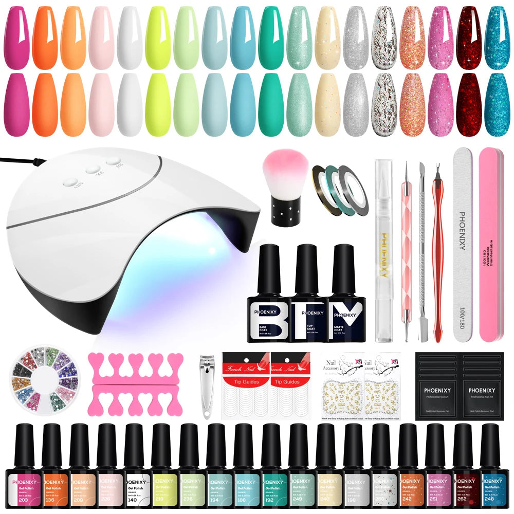 Coffret manucure avec vernis gel