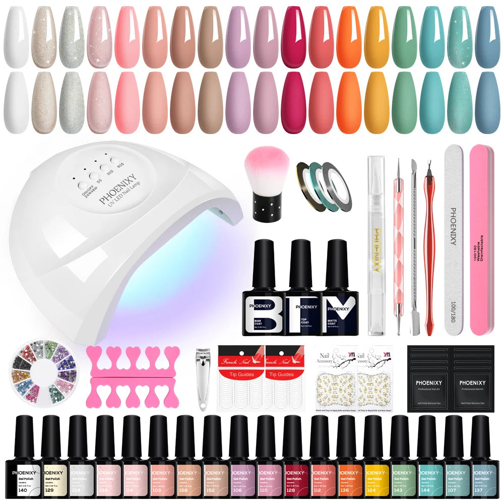Coffret manucure avec vernis gel