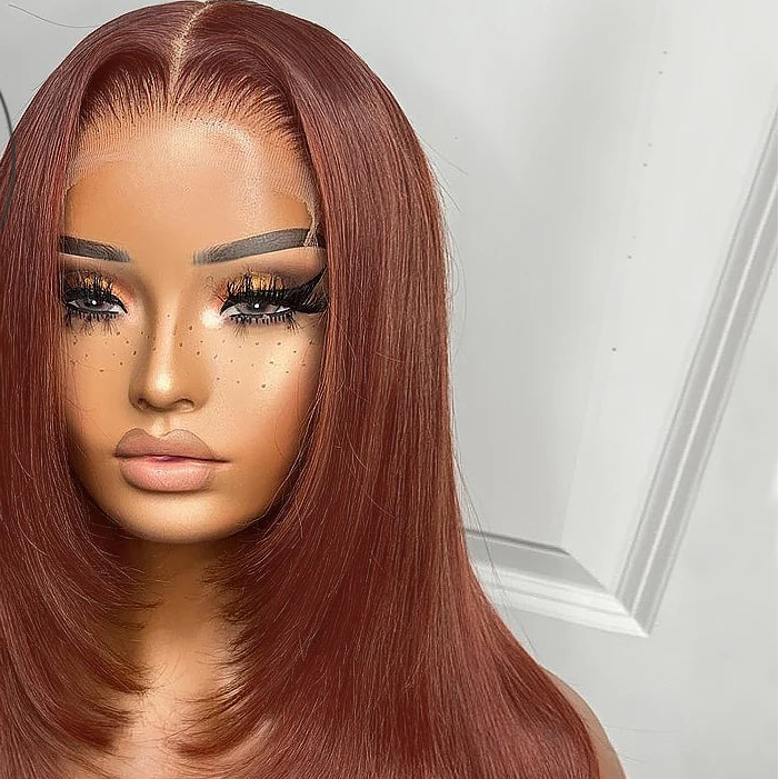 Perruque blend hair preepilée à couches dégradées