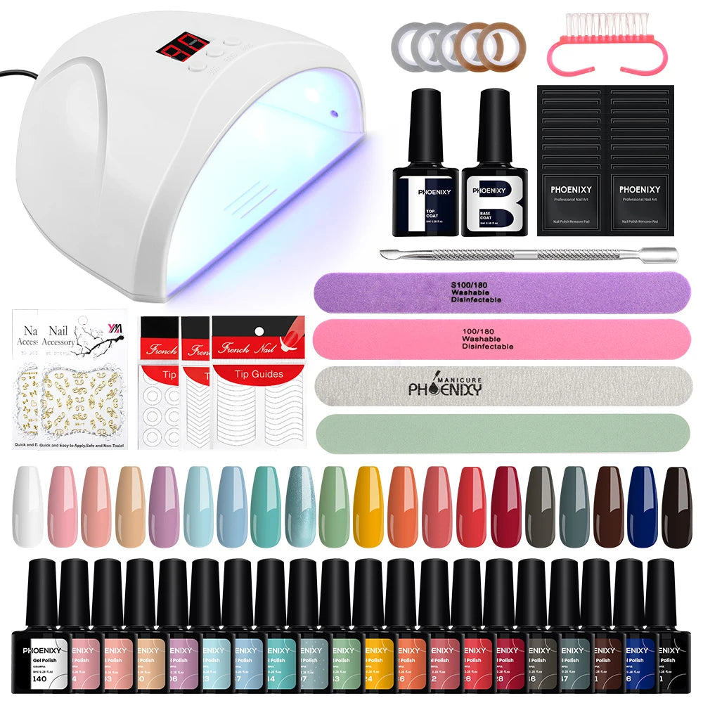 Coffret manucure avec vernis gel