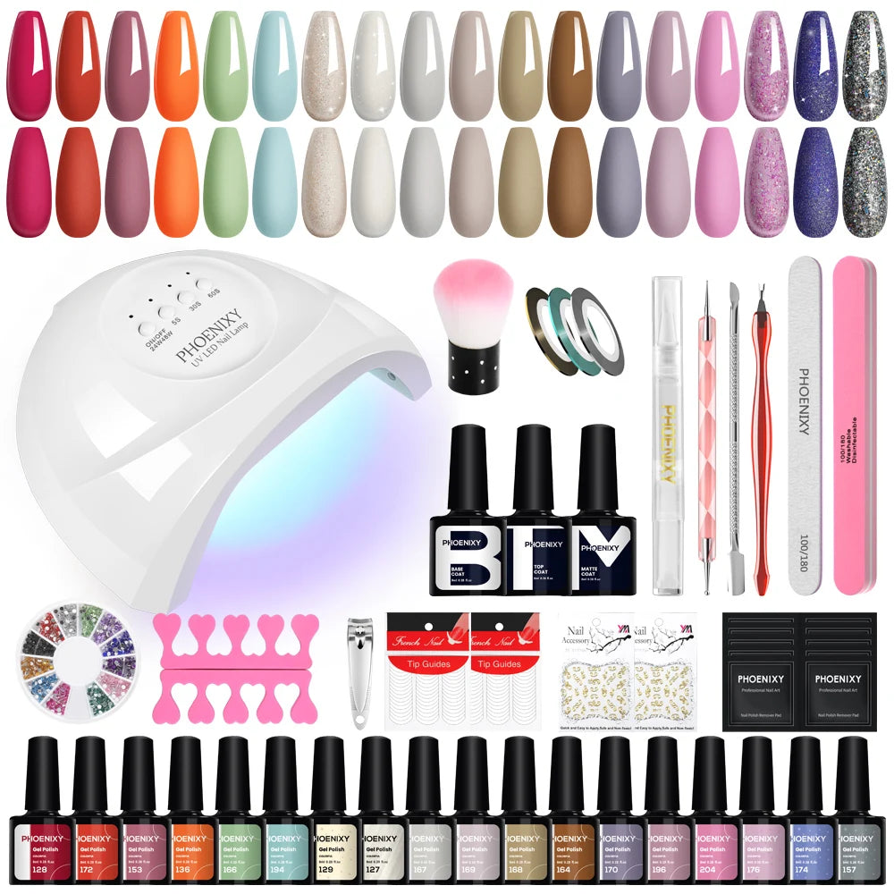 Coffret manucure avec vernis gel