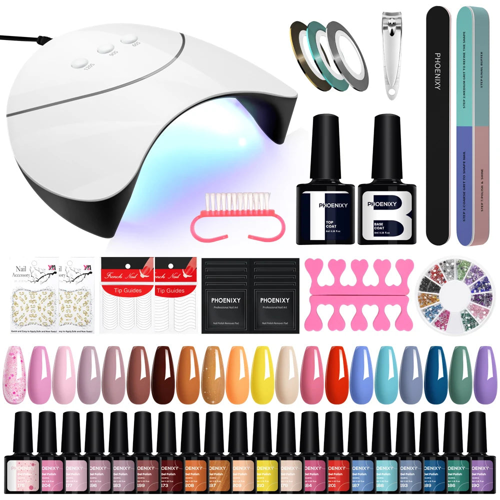Coffret manucure avec vernis gel