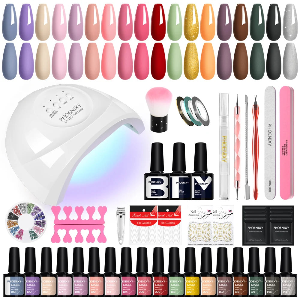 Coffret manucure avec vernis gel