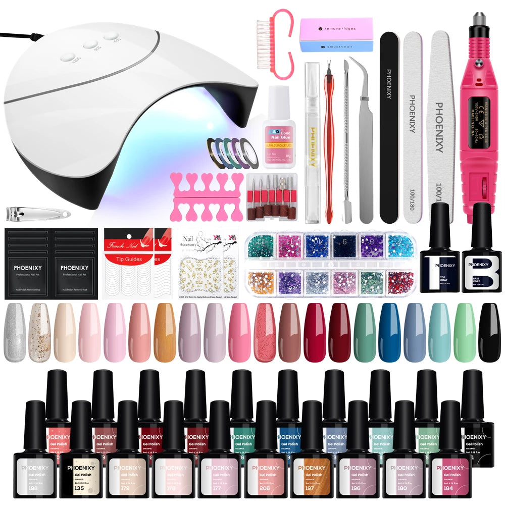 Coffret manucure avec vernis gel