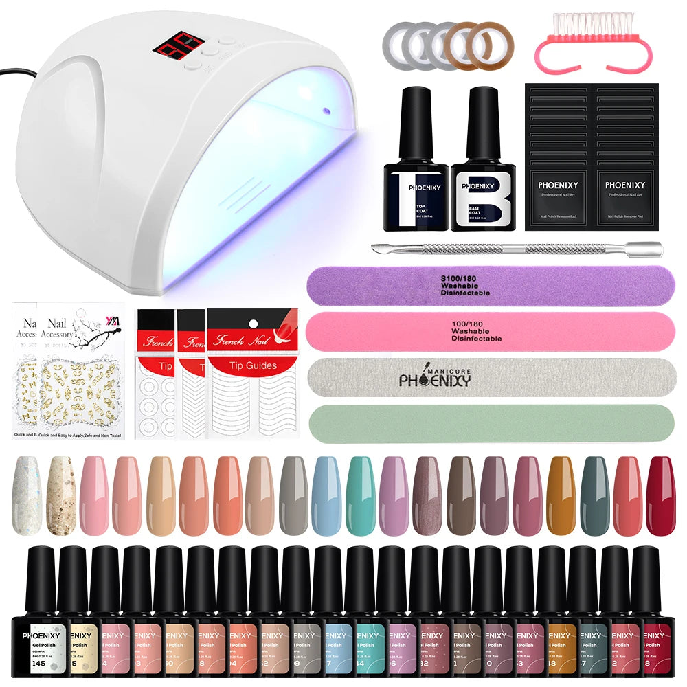 Coffret manucure avec vernis gel