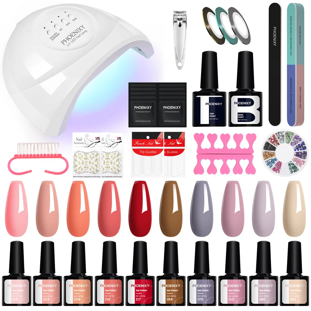 Coffret manucure avec vernis gel