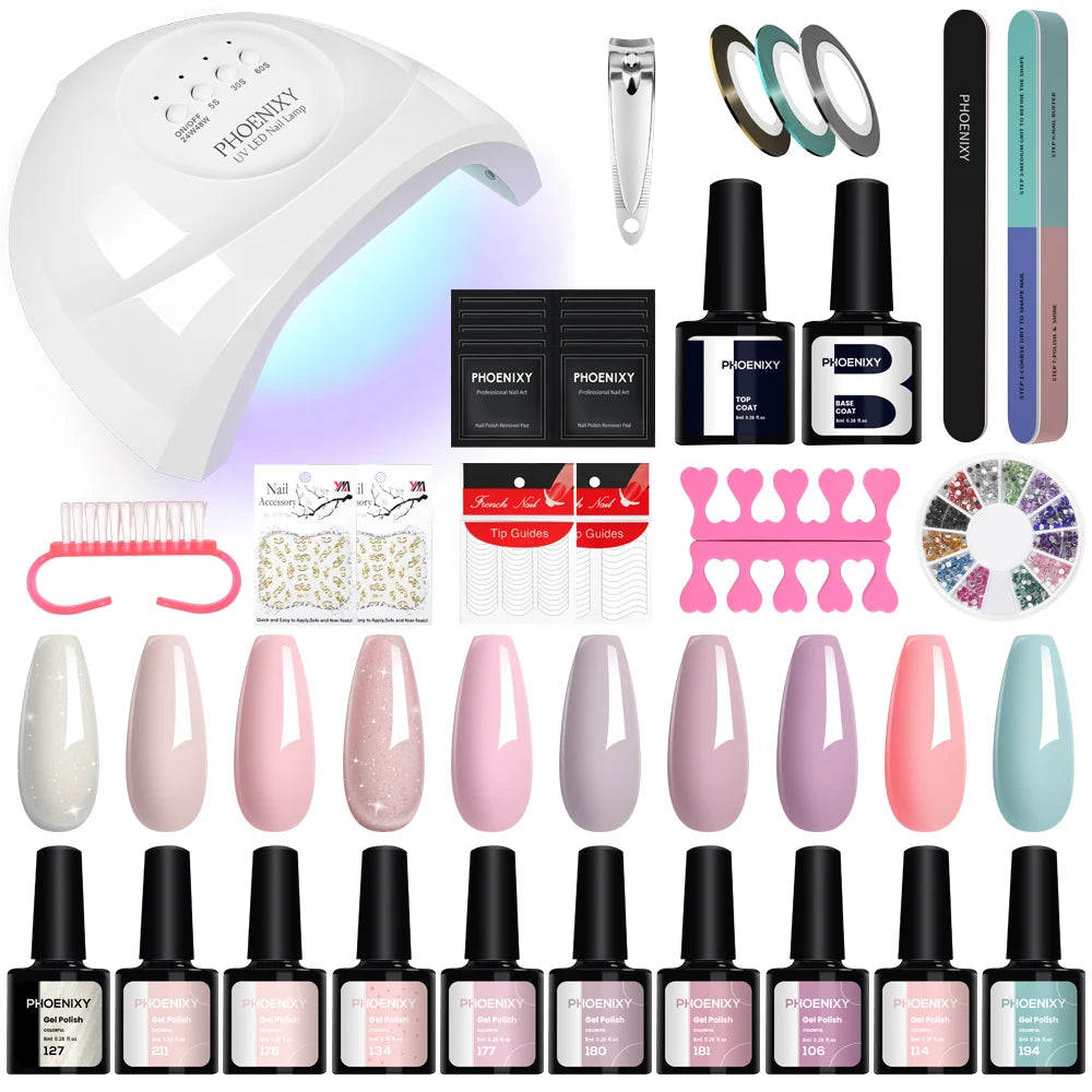 Coffret manucure avec vernis gel