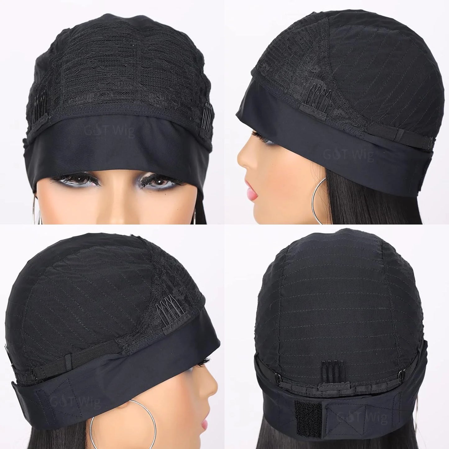 Perruque bando synthetique curly
