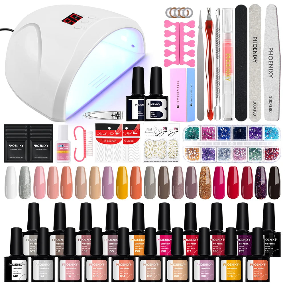 Coffret manucure avec vernis gel