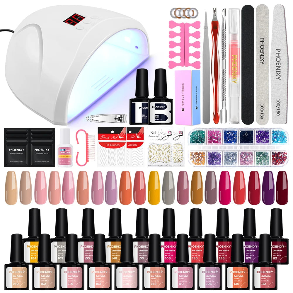 Coffret manucure avec vernis gel