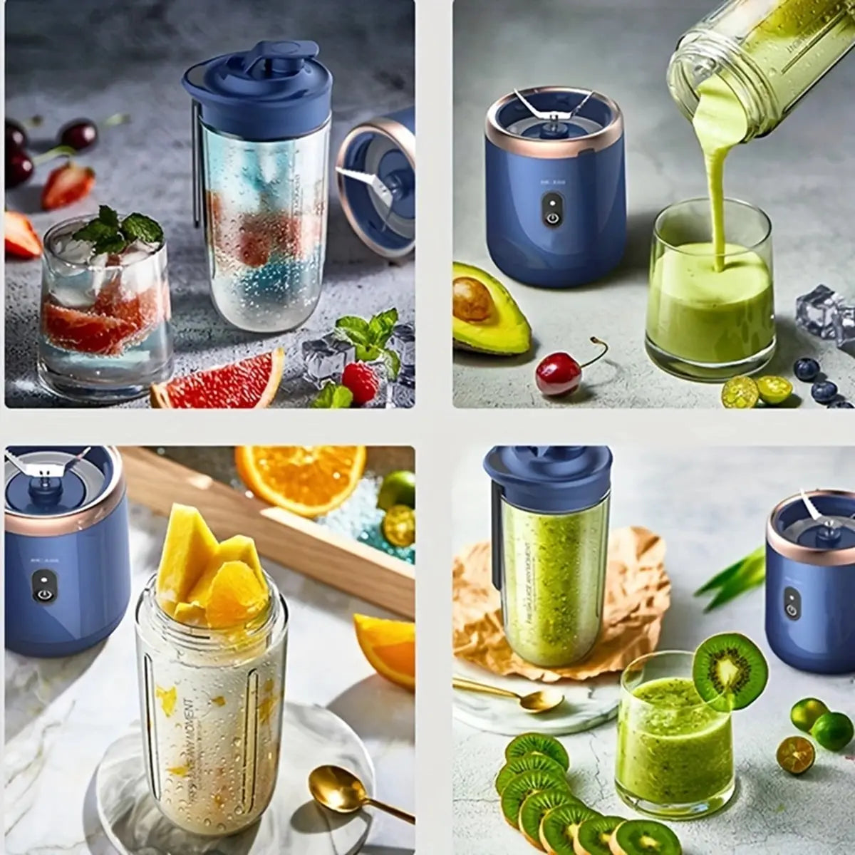 Blender portable électrique 6 lames.