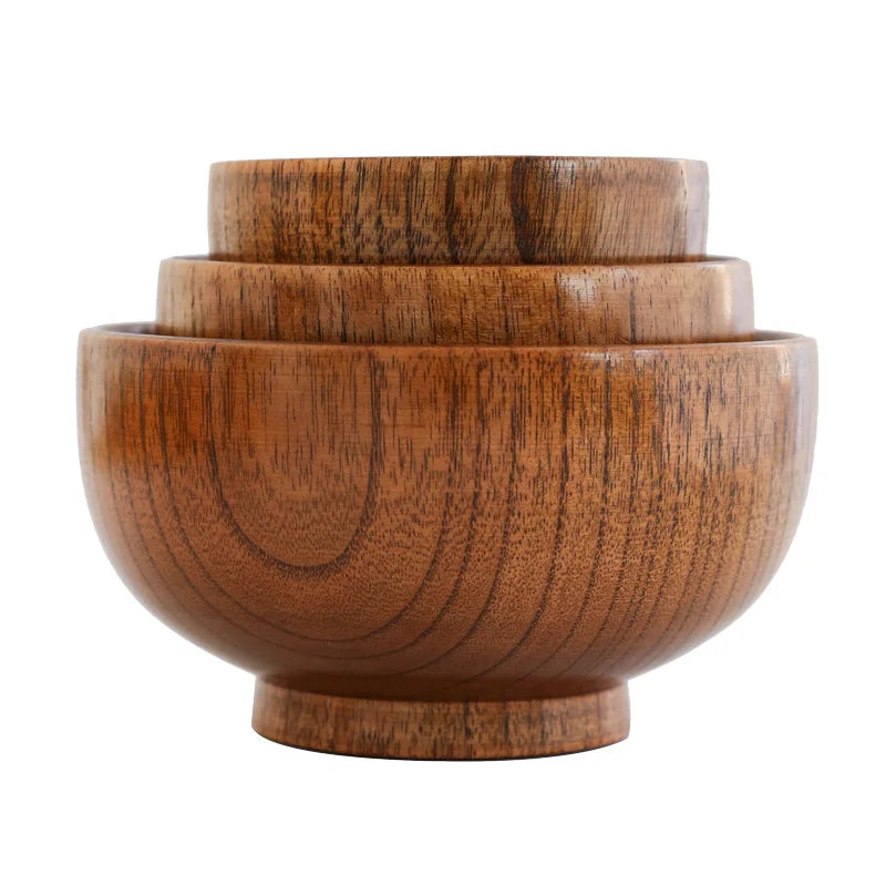 Bol en bois, style japonais