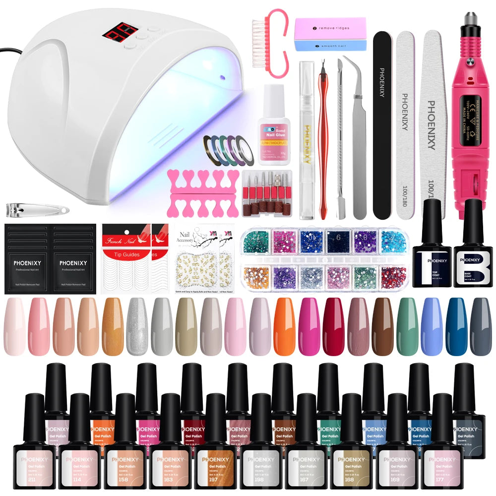 Coffret manucure avec vernis gel