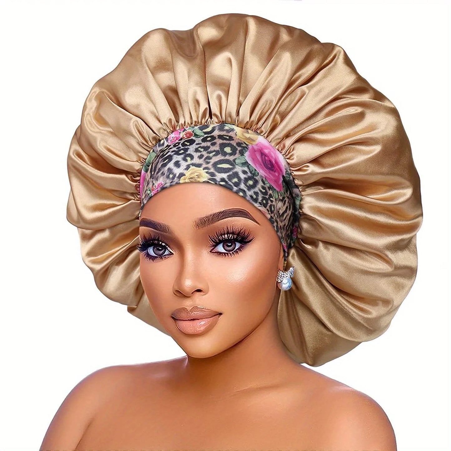 Bonnet de protection en satin.